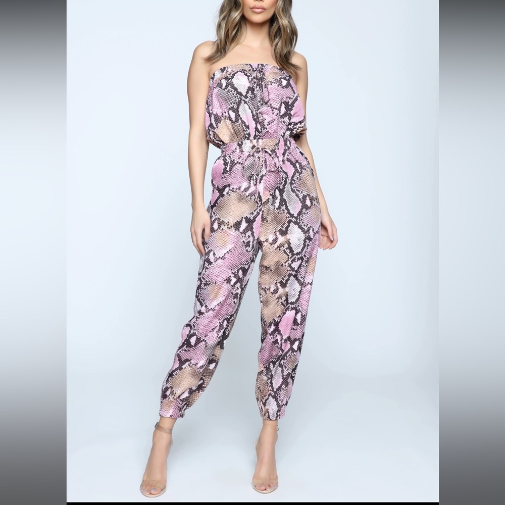 Pink jumpsuit